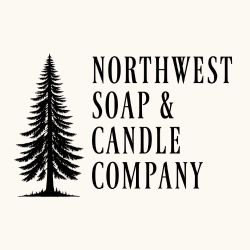 Logo of Northwest Soap & Candle Company with a black tree silhouette on a white background