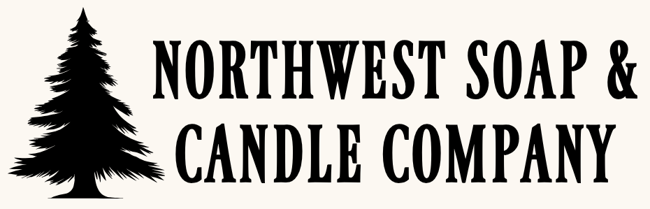 Logo of Northwest Soap & Candle Company with a tree silhouette on a white background