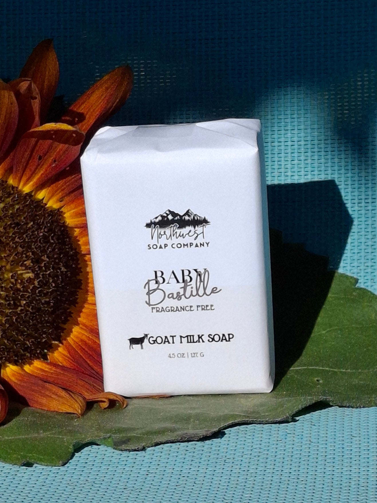 NW Soap Baby Bastille Body Bar unwrapped.