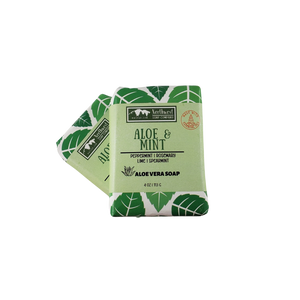 Aloe & Mint Natural Body Bar Soap NW Soap Company